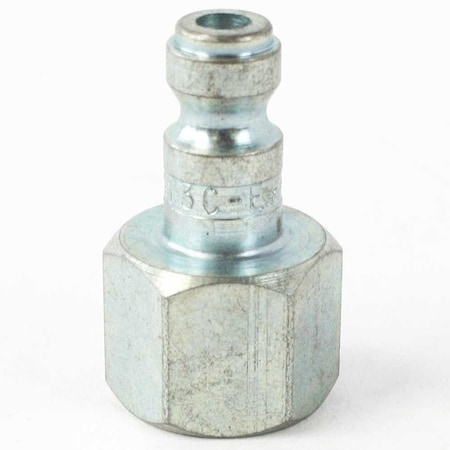 Interstate Pneumatics 1/4 Inch Automotive Steel Coupler Plug x 3/8 Inch Female NPT CPA460